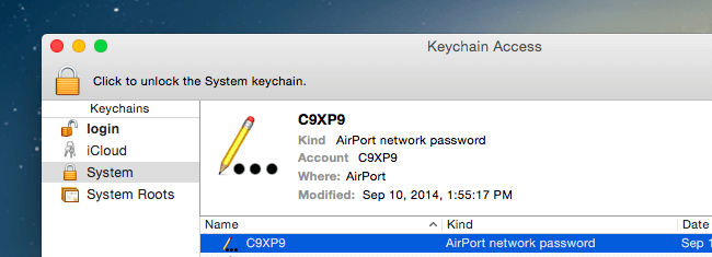 So finden Sie das Wifi-Passwort auf dem Mac-System
