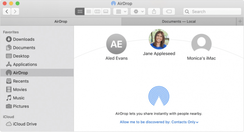 Übertragen Sie Fotos per AirDrop vom Mac auf das iPad