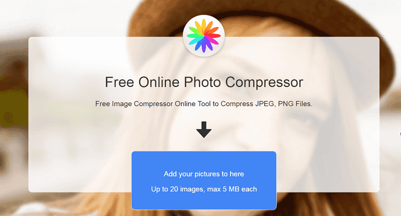 Ändern Sie die Größe von Images Photo Compressor