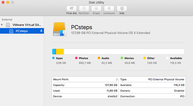 Mac-Partitionsgröße ändern, ohne das Festplatten-Dienstprogramm zu verwenden