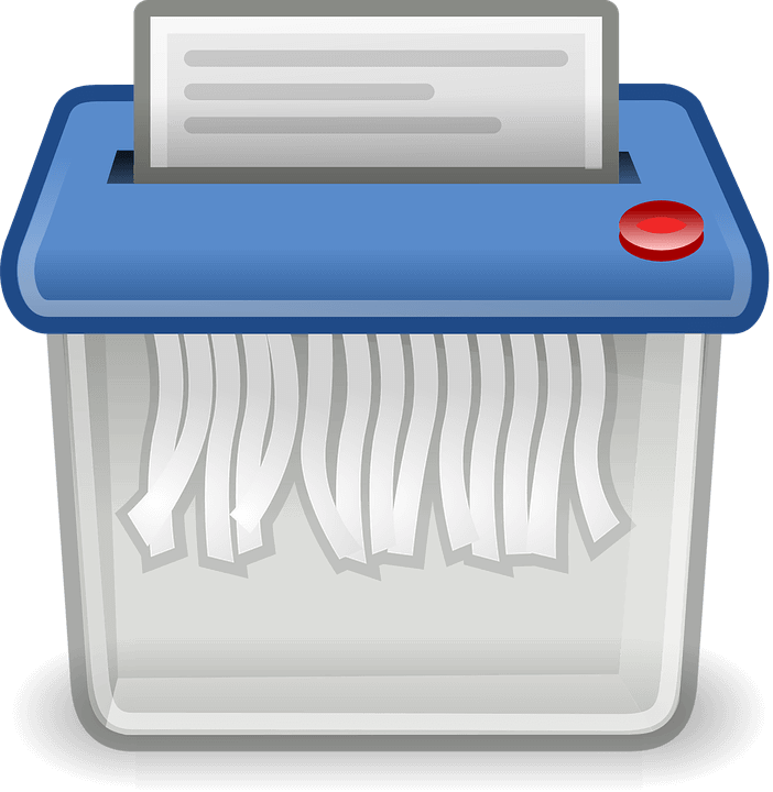 Sicherer leerer Abfall auf dem leeren Mac