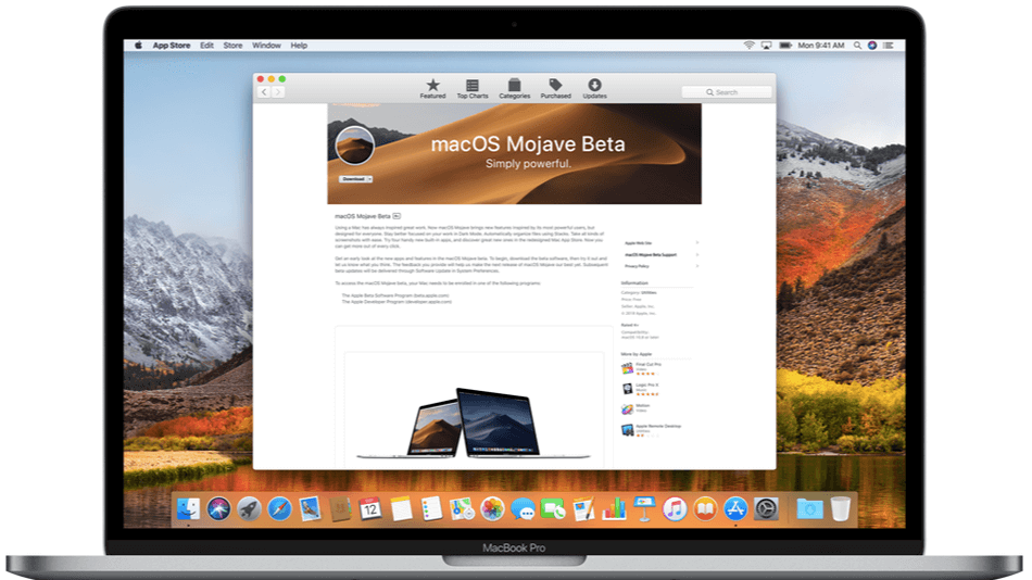 Welcher neue Macos Mojave-Desktop