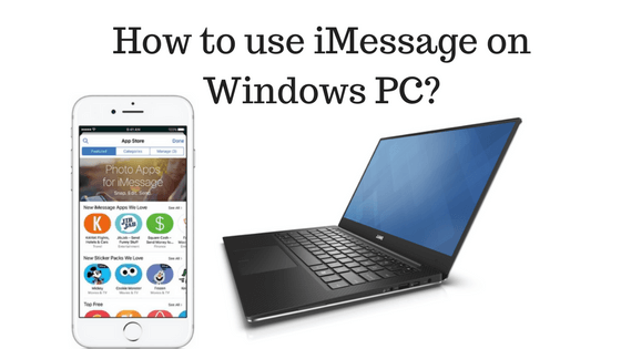 wie man imessage auf windows verwendet