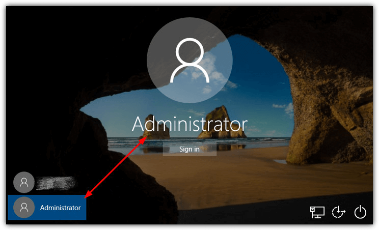 Melden Sie sich als Administrator an, um die Anzeigesprache in Windows 10 zu ändern