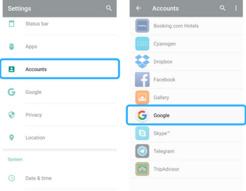 Übertragen Sie das iPhone mit dem Google-Konto auf Xiaomi
