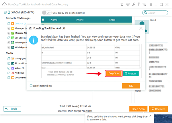 FoneDog Android Data Recovery Die beste Alternative für Google Play Music Manager