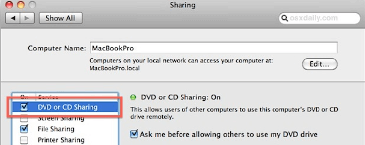 Spielen Sie DVDs auf dem Macbook Air mit Apple Remote Disc ab