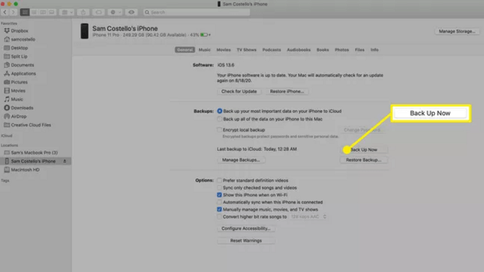 Übertragen Sie alles mit iTunes von iPhone auf iPhone