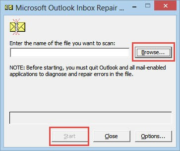 Korrigieren Sie Ihre PST-Datei, um den Fehler von Outlook, der nicht reagiert, zu beheben