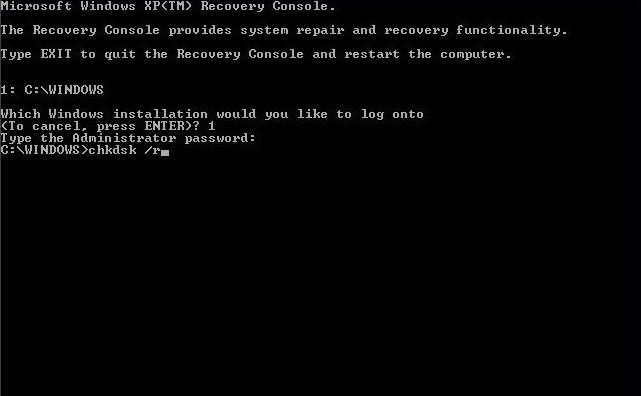 Verwenden Sie CHKDSK, um fehlerhafte Sektoren zu reparieren
