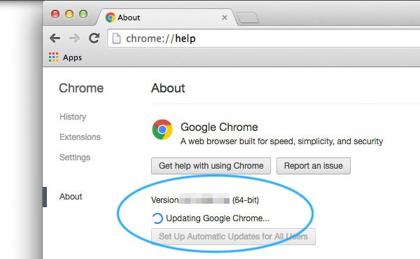 Warum bleibt Chrome Download bei 100 hängen?