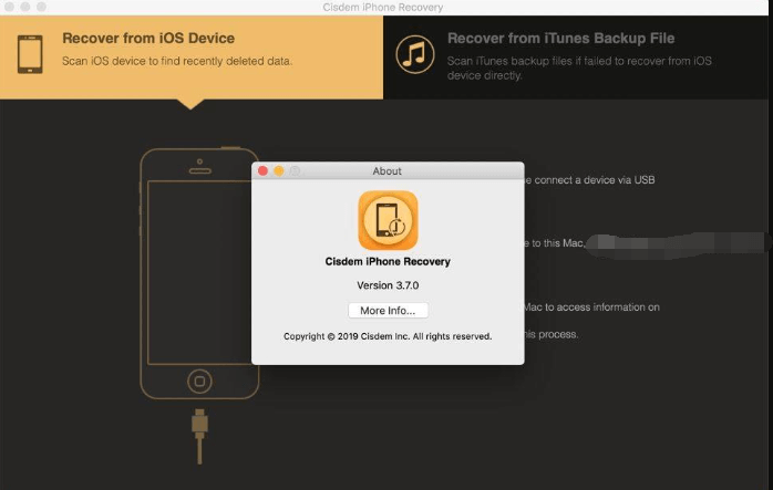 Cisdem iPhone-Wiederherstellung für Mac
