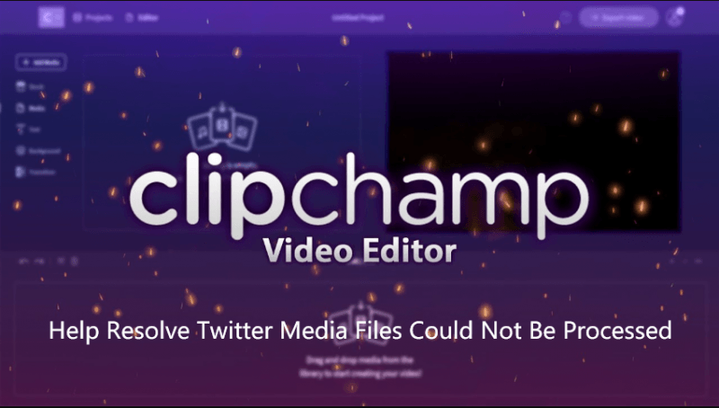 ClipChamp Create Solve Ihre Mediendatei konnte nicht verarbeitet werden
