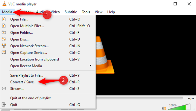 Konvertieren Sie ein Video mit VLC in Audio