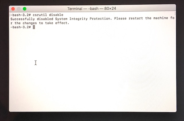 Deaktivieren Sie den Systemintegritätsschutz (SIP) auf dem Mac