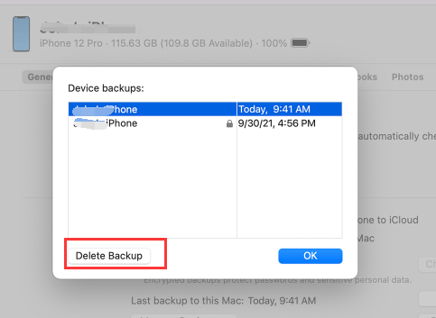 So löschen Sie ein iPhone-Backup mit dem PC