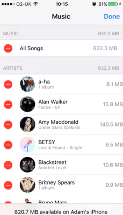 Wie löschen wir doppelte Songs auf dem iPhone?