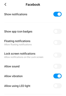 Deaktivieren Sie Facebook-Benachrichtigungen für Android über Geräteeinstellungen