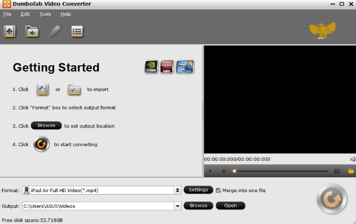 Konvertieren Sie MKV in iTunes mit DumboFab Video Converter