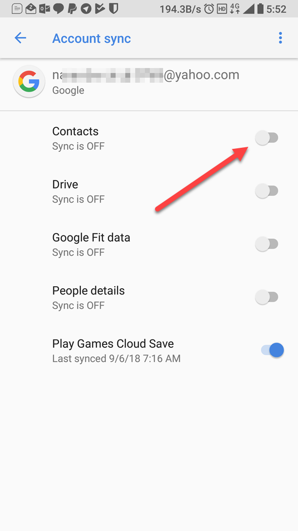 Synchronisieren Sie Google-Kontakte mit Ihrer neuen SIM-Karte auf Android