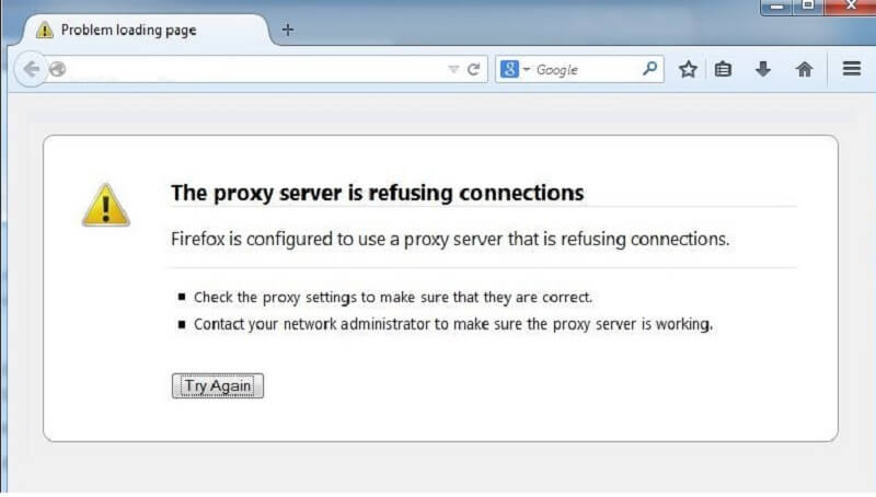 Firefox lädt keine Seiten