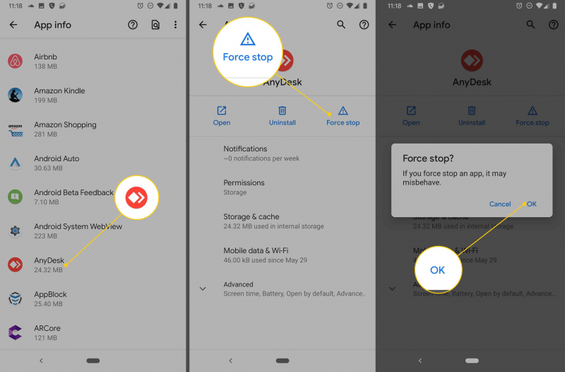 Force Stop App, um mein Volumen zu reparieren, sinkt von selbst weiter Android