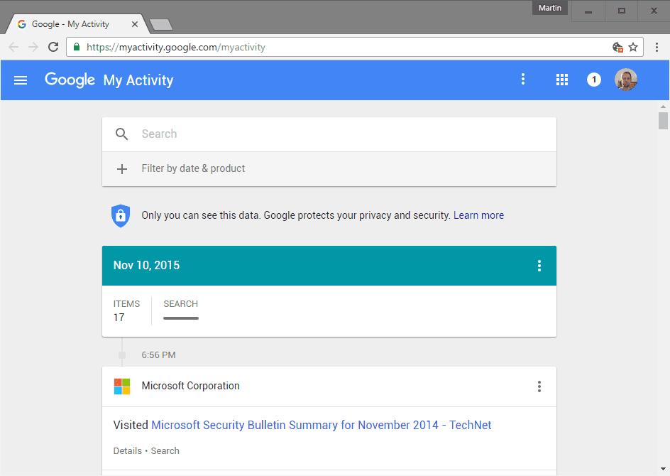 Google My Activity Die beste Methode zur Wiederherstellung des Browserverlaufs