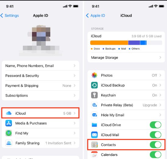 So übertragen Sie Kontakte von einem iPhone auf ein anderes über iCloud