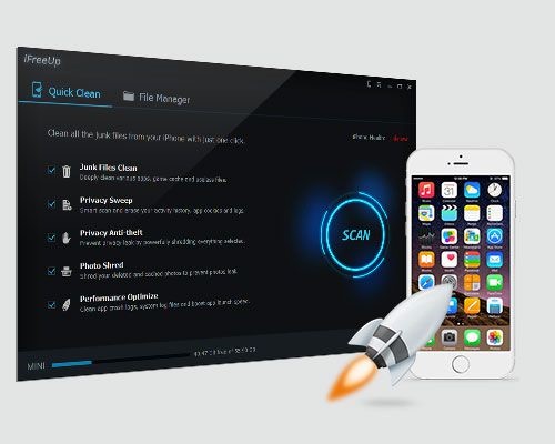 Beste iPhone Daten Radiergummisoftware iFreeUp