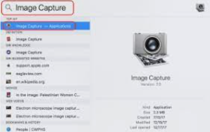 Importieren Sie Videos vom iPhone auf den Mac über Image Capture