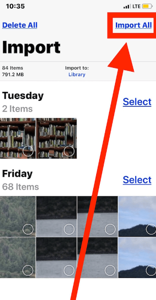 Extrahieren Sie Fotos vom iPhone über die Fotoanwendung in Windows 10