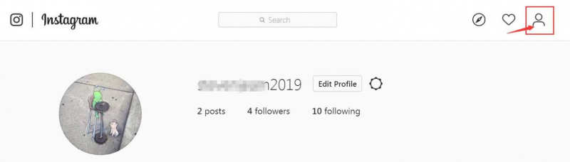 Wählen Sie in Ihrem Profilsymbol die Option zur Wiederherstellung von Instagram-Nachrichten