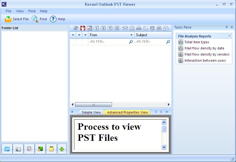 Verwenden Sie den Kernel Outlook PST Viewer, um eine Outlook-Datendatei ohne Outlook zu öffnen