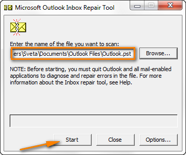 Beschädigte PST-Datei von Outlook reparieren