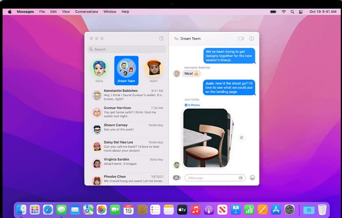 Übertragen Sie Textnachrichten vom iPhone auf den Computer auf Ihrem Mac