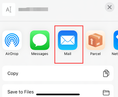 Verwenden Sie Ihre E-Mail, um iPhone-Kontakte in CSV zu exportieren