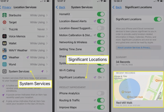 Löschen des Apple Maps-Verlaufs auf dem iPhone