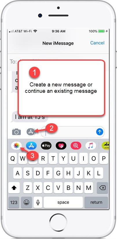 Übertragen Sie Fotos mithilfe von Messaging-Apps von iPhoto auf das iPhone