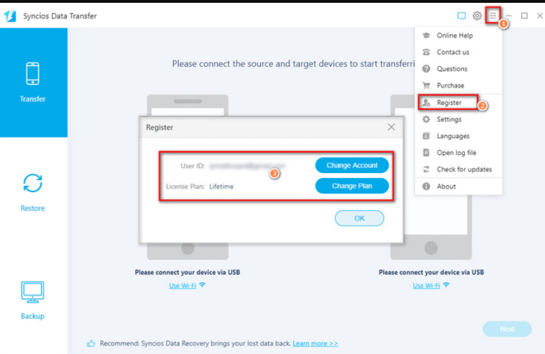 Top 5 iPhone-zu-PC-Datenübertragungstools: SynciOS Mobile Transfer