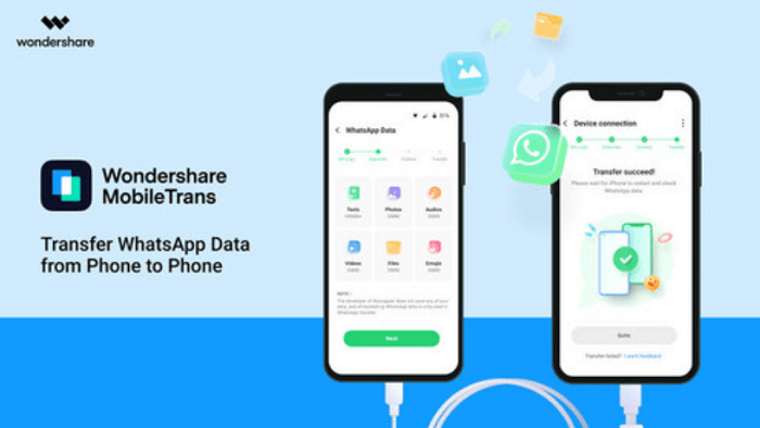 MobileTrans WhatsApp-Übertragung