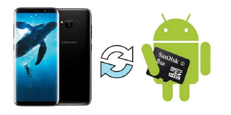 Verschieben Sie Bilder auf die SD-Karte auf dem Galaxy S8