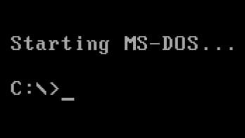 Das MS-DOS für die aktive Partitionswiederherstellung