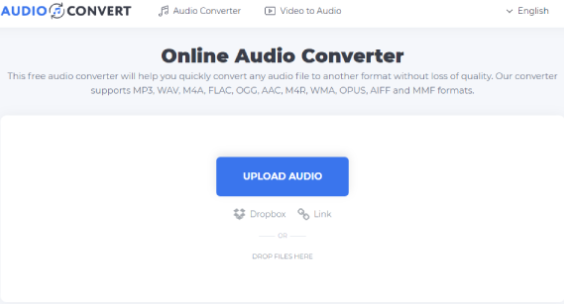 Verwenden von Online Video Converter zum Konvertieren von AMR in MP3 Mac