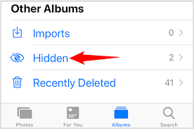 Finden Sie versteckte Fotos auf dem iPhone