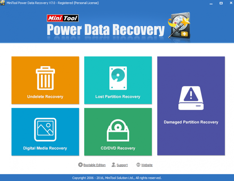 MiniTool Power Data Recovery kann für eine SanDisk SD-Kartenwiederherstellung verwendet werden