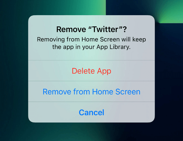 Entfernen Sie Twitter auf dem iPhone