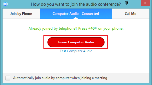 Der Zoom-Audiorecorder gibt ein Echo aus. Wie kann ich es entfernen?