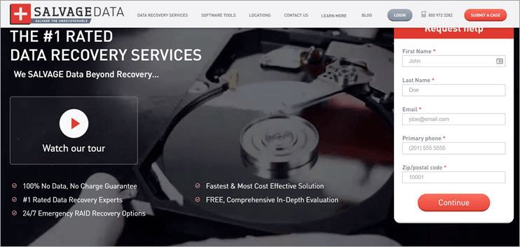 SalvageData-Festplatten-Datenwiederherstellung Toronto Services