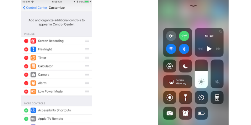 Speichern Sie Snapchat-Videos Verwenden Sie Ihren integrierten iPhone-Bildschirmrekorder