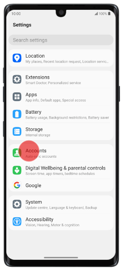 Übertragen Sie Daten von LG auf das iPhone mit einem Google-Konto auf dem LG-Telefon
